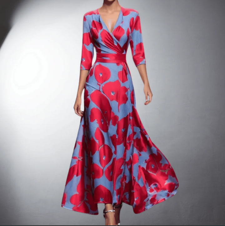 Nunna – Elegantes Blumenkleid