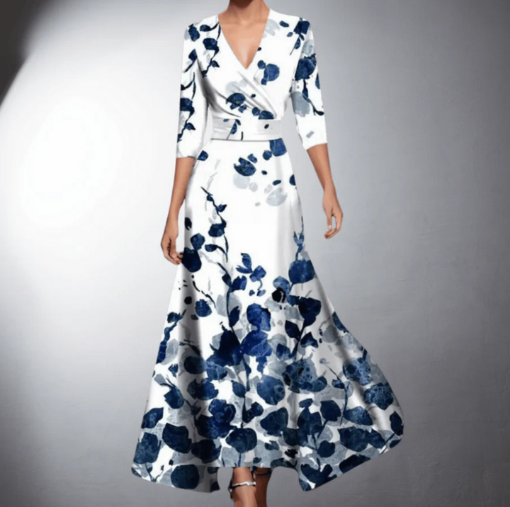 Nunna – Elegantes Blumenkleid