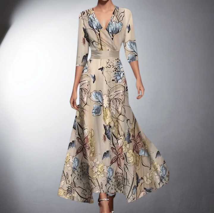 Nunna – Elegantes Blumenkleid