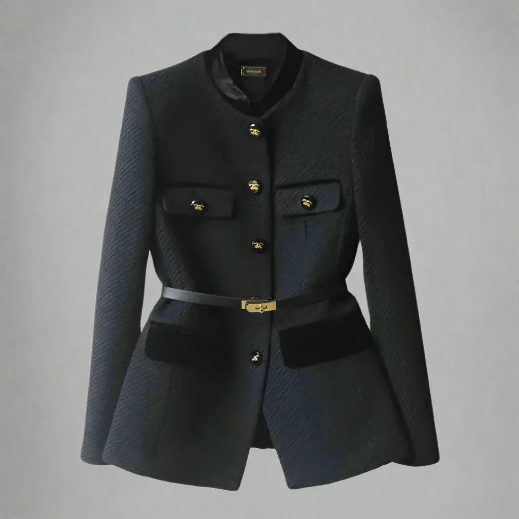 Sofia – Luxuriöser Blazer mit Gürtel