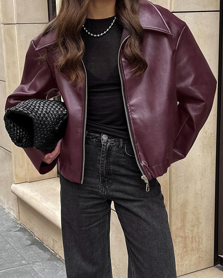Tara – Elegante Lederjacke