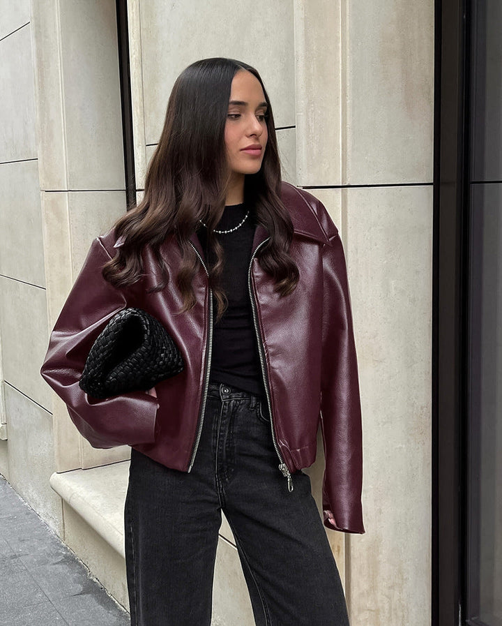 Tara – Elegante Lederjacke