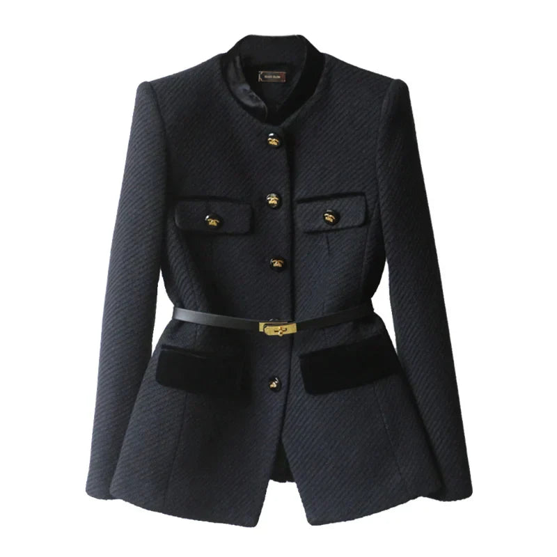 Sofia – Luxuriöser Blazer mit Gürtel