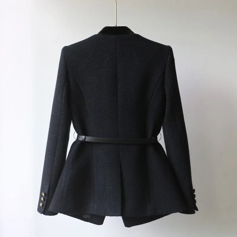Sofia – Luxuriöser Blazer mit Gürtel