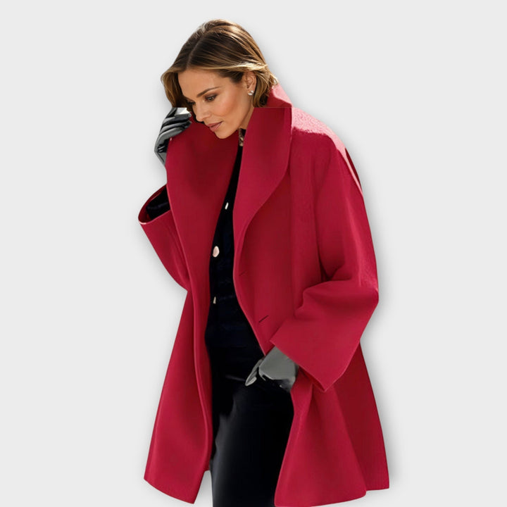 Marit – Winddichte Wollmantel mit zeitloser Eleganz