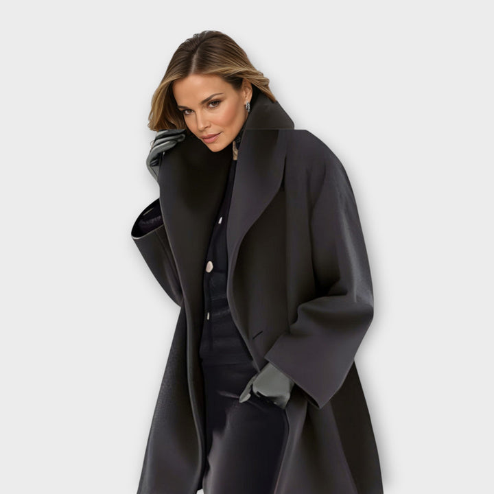 Marit – Winddichte Wollmantel mit zeitloser Eleganz