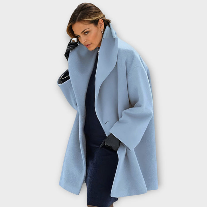 Marit – Winddichte Wollmantel mit zeitloser Eleganz