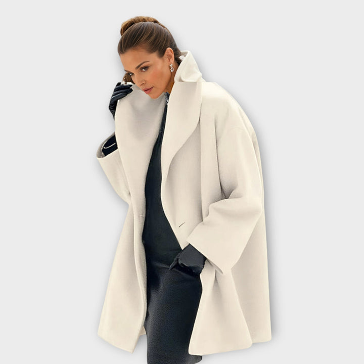 Marit – Winddichte Wollmantel mit zeitloser Eleganz