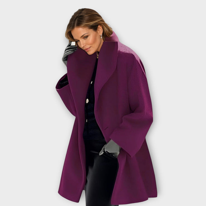 Marit – Winddichte Wollmantel mit zeitloser Eleganz